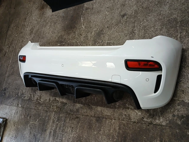 FIAT 500 ABARTH 2016-On (2022) Facelift Rear Bumper In 268A White ...