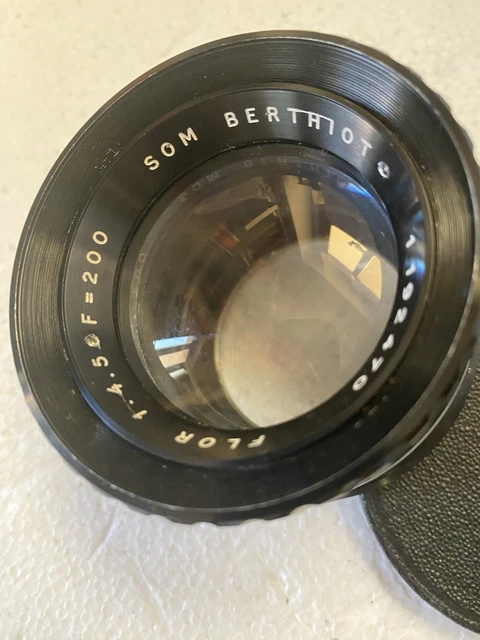 A Som Berthiot Flor F/3.5 90mm Lens, Auction