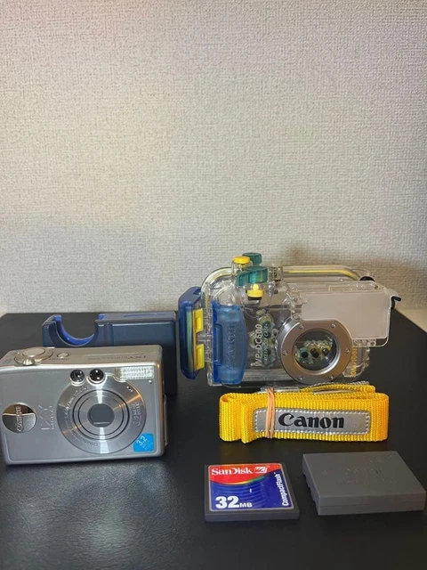 CANON IXY DIGITAL 3.2 Camera with WP-DC600 Waterproof Case and
