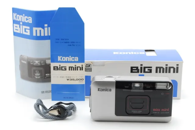 [NEAR MINT in Box] Konica BIG Mini  CLOSE UP  AUTO FOCUS Film Camera From JAPAN