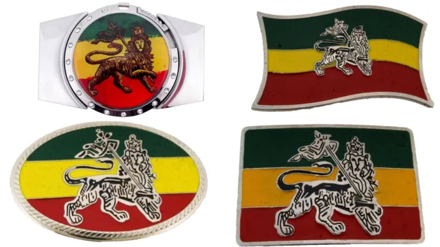 Rastafarian Lion of Judah Reggae Culture Metal Belt Buckle Men Costume New Style