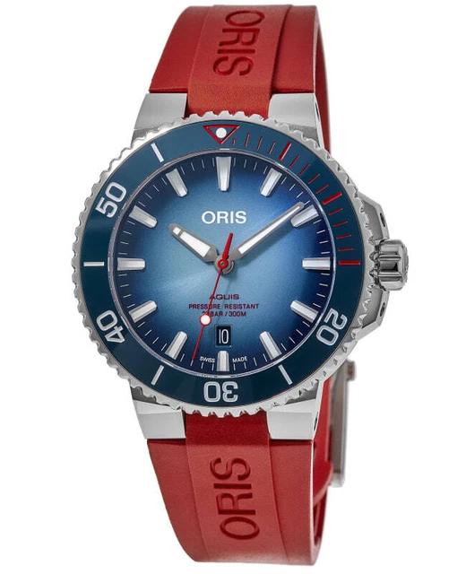 New Oris Aquis Limited Edition Oceano Pulito Men's Watch 01 733 7730 4105-SET