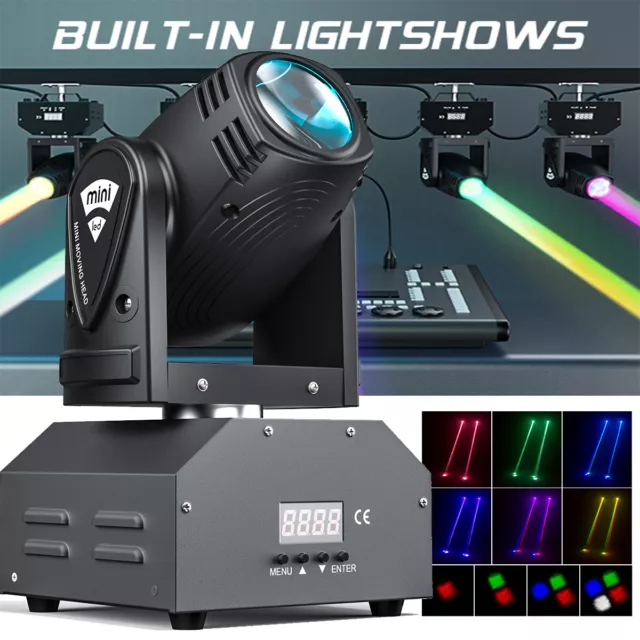 100W RGBW LED Moving Head Stage Lighting DJ DMX Beam Bar Disco Club Party Light