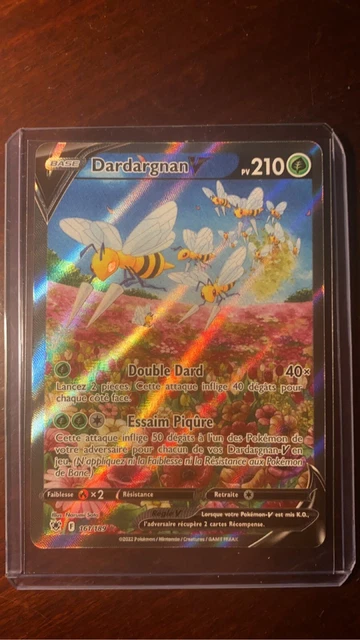 carte pokémon dardargnan V 161/189 EB10 astres radieux FR