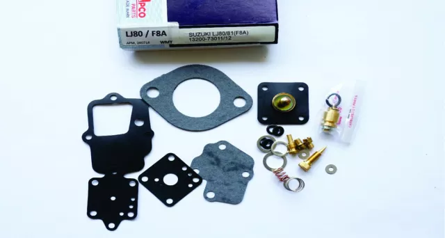 Suzuki Lj80 Lj81 F8A Carburetor Assy Repair Kit Gasket