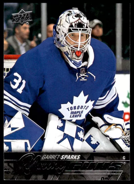 2015-16 Upper Deck Young Guns Garret Sparks Rookie Toronto Maple Leafs #480 R67