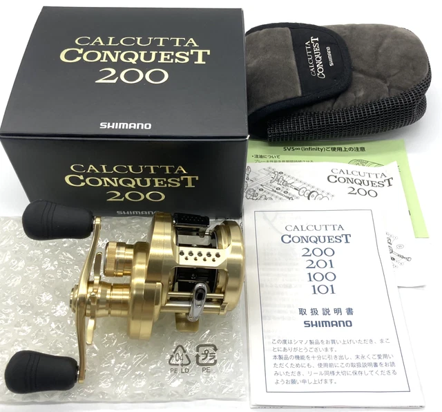 SHIMANO 14 CALCUTTA CONQUEST 200 Right Bait Casting Reel w
