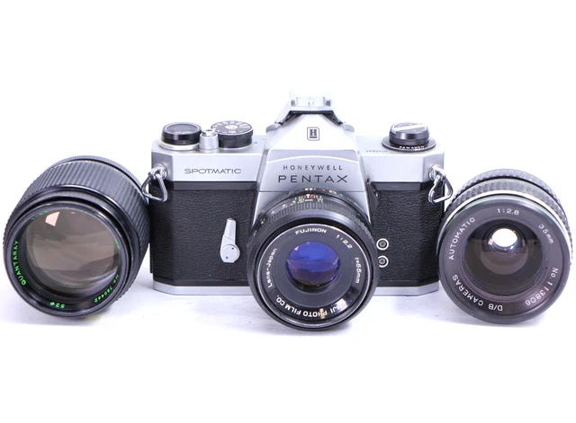 asahi pentax spotmatic sp II + objectif super takumar 2.8 105