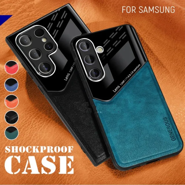 Leather Magnetic Case For Samsung S24 A13 S23 S21 S22 S20 FE A05S A15 A52S A53