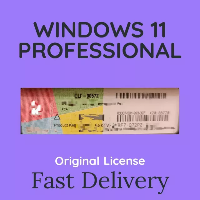 Windows 11 Pro Original DVD Key for 1 PC Seal