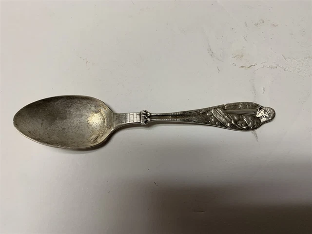 Antique Stork Baby Spoon Reed & Barton