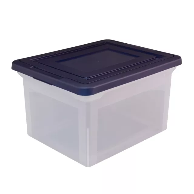 Stackable File Tote Box, Letter/Legal Size, 10 13/16in.H x 14 1/8in.W x 18in....