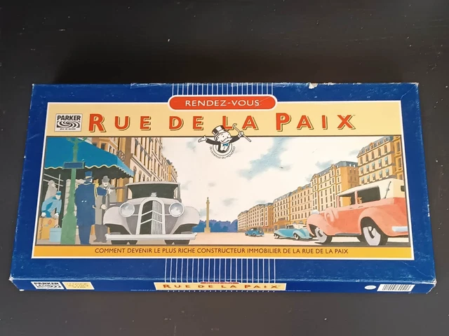 Jeu De Société 'Rendez-vous Rue De La Paix' PARKER COMPLET - Occasion