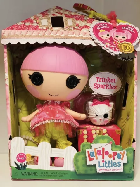 Lalaloopsy Littles 10th Anniversary Trinket Sparkles Doll Little Sister - New