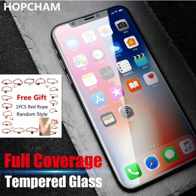 Full Cover Curved Tempered Glass Screen Protector For iPhone 15 14 13 12 11 SE 7