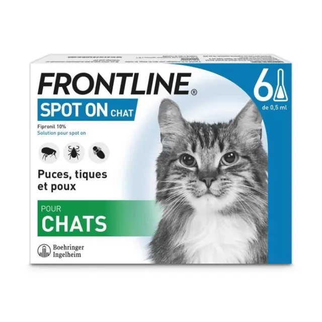 Frontline Spot On Chat 6 pipettes