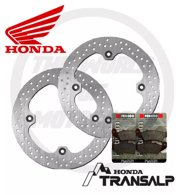 Kit/Dischi/Freno Honda Transalp/650 2000-2007 Coppia Dischi Anteriore Pastiglie