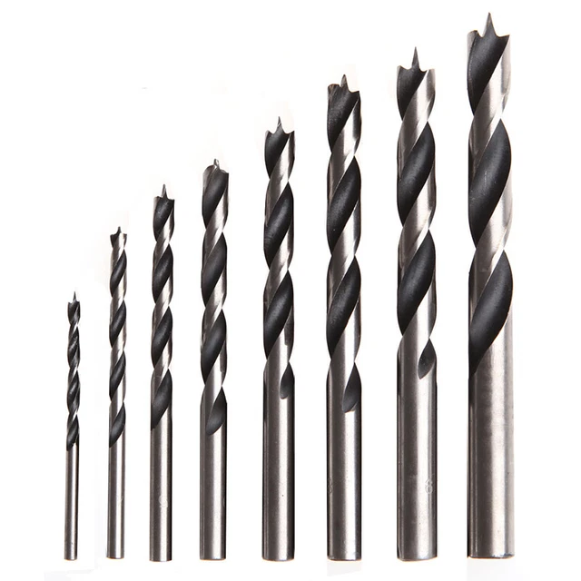 8Pcs/Set 3MM-10MM HSS Drill Bits For Woodworking Metal Wood Tools New