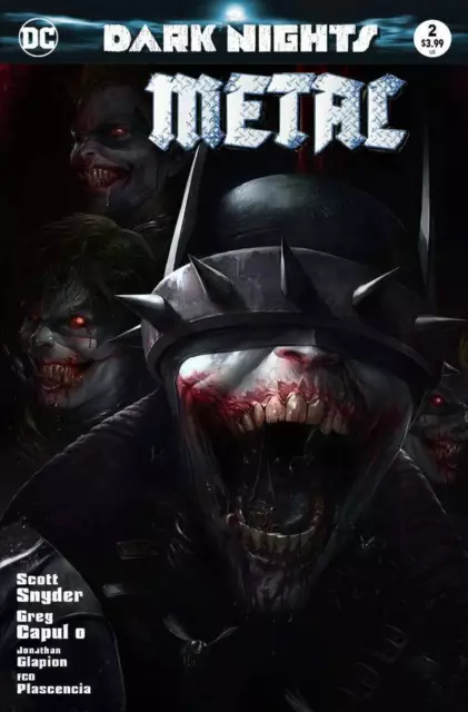 Dark Nights Metal #2 Francesco Mattina Trade Variant Batman Who Laughs Joker DC