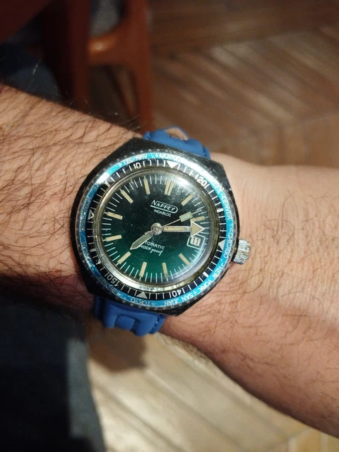 Montre De Plongée Skin Diver ROF - Mécanique Manuelle - Boîtier 37 Mm - Occasion
