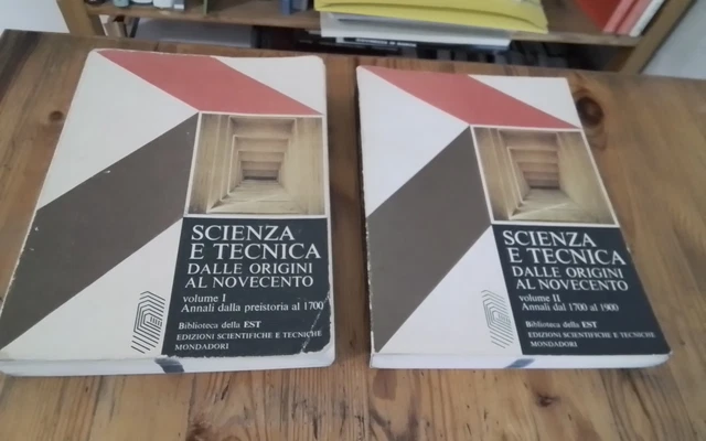 SCIENZA E TECNICA DALLE ORIGINI AL NOVECENTO 2 VOLL, EST MONDADORI,1977, RC22f26 SCIENZA E TECNICA DALLE ORIGINI AL NOVECENTO 2 VOLL, EST MONDADORI,1977, RC22f26