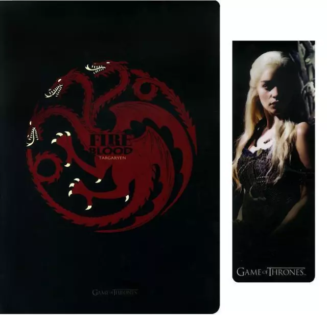 Game Of Thrones - Notebook + Bookmark Targaryen Dispo