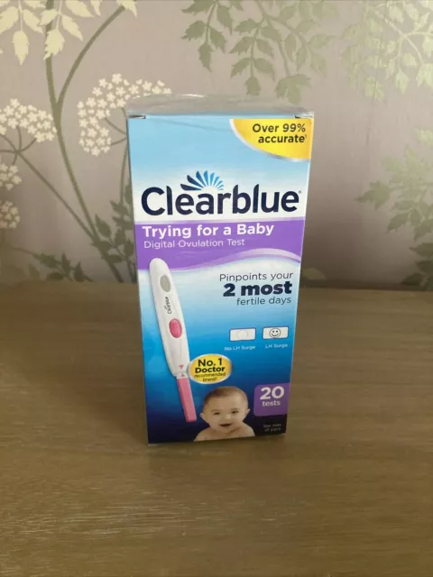 Clearblue Digital Ovulation Fertility Test Kit - 20 Sticks