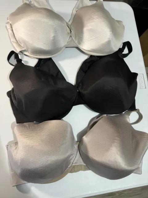 CACIQUE LANE BRYANT Women`s Smooth Lightly Lined Full Coverage Bra SET OF 3  $49.89 - PicClick