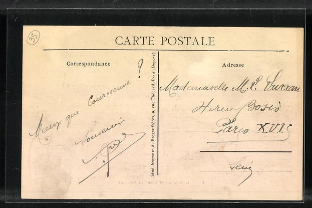 CPA Franconville, Le Parc - La Fontaine 1918 2