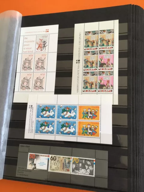 Netherlands mounted mint  1984 child welfare stamps sheets Ref R25566