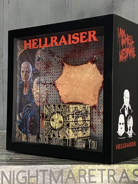 Hellraiser Puzzle Box Pinhead Lament Configuration Prop Custom Display Case