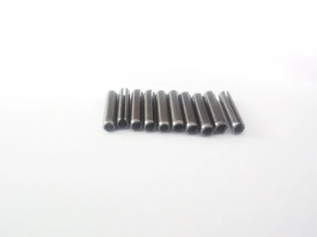 10X Zinc Coated  Slotted Spring Roll Pin 5/64 x 3/8  High Carbon Steel