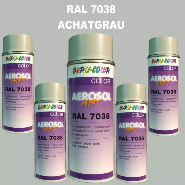 5 Spray Dupli Color Ral A ´400 ML Ral 7038 Gris Agate