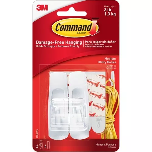 Command&trade; Medium Utility Hooks - 17001ES - 051131651418