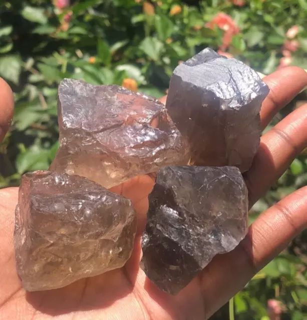 Rough Raw Smoky Quartz Healing Crystal Mineral Rock Chunks Specimens Jewelry DIY