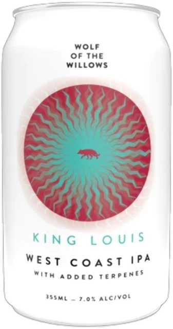 Wolf Of The Willows King Louis Terpene West Coast Ipa 355ml 7 Case of 24