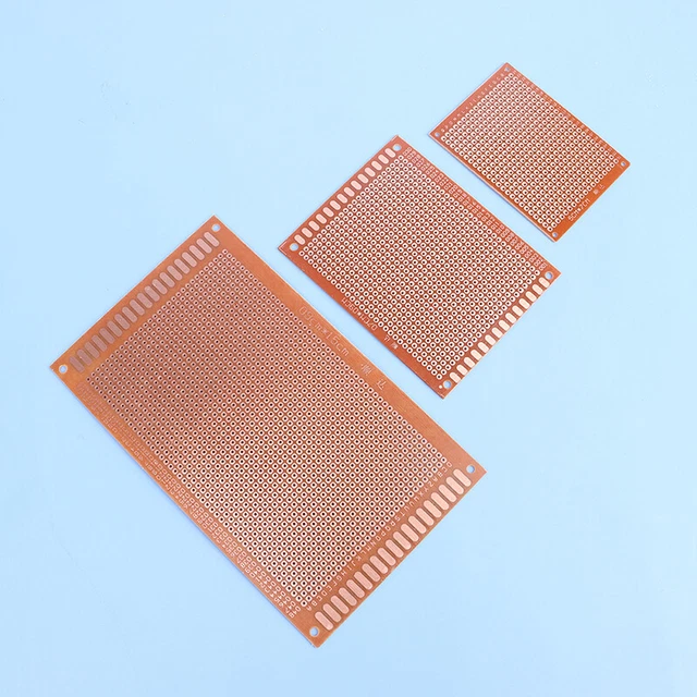 2 Pieces Single Sided PCB Yellow Universal Board Diy Bakelite Copper Pl#w#