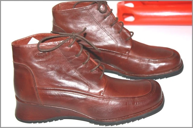 PIKOLINOS  Bottines Boots Lacets Cuir Teinte Campari T 39 TTBE 2