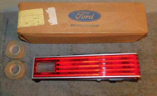 1978 Mercury Monarch NOS LH REAR TAIL LAMP LIGHT LENS with SEALER