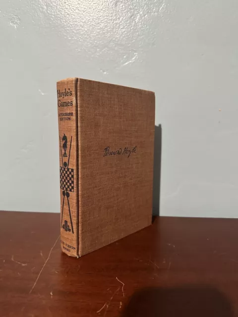Hoyles Complete Authoritative Book of Games Autograph Edition 1940 Hardcover 2