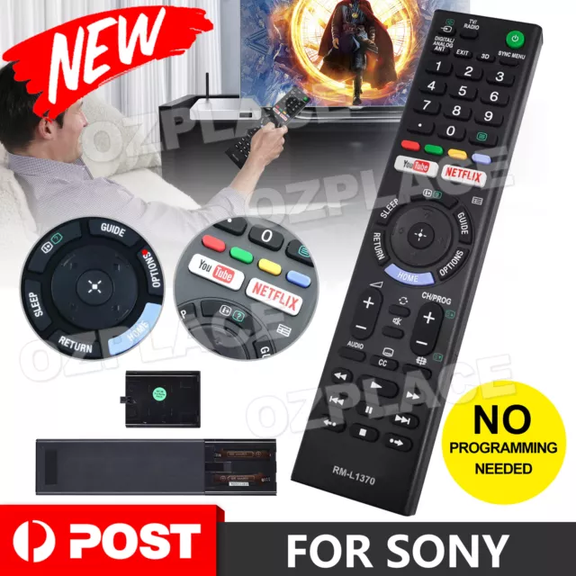 Replacement Universal Remote Control For SONY TV Bravia 4k Ultra HD Au Stock