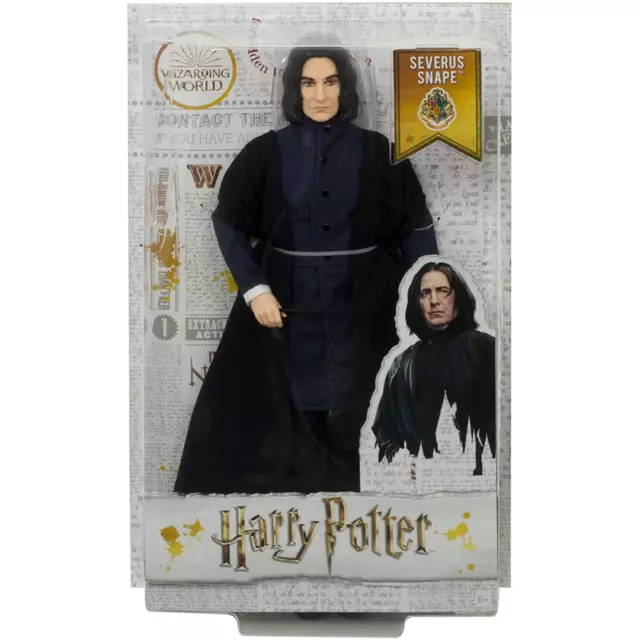 ​Harry Potter Severus Snape Doll Collectible 12 Black Robes & Wand