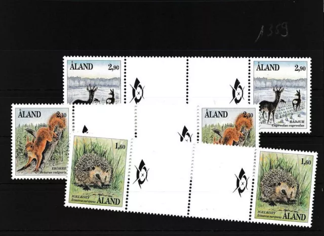 Finland - Aland 44-46 MNH catwalk pairs