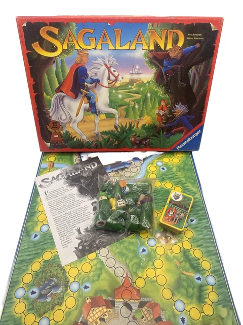 Ravensburger Sagaland Brettspiel Gesellschaftsspiel von 1994 Vollständig!