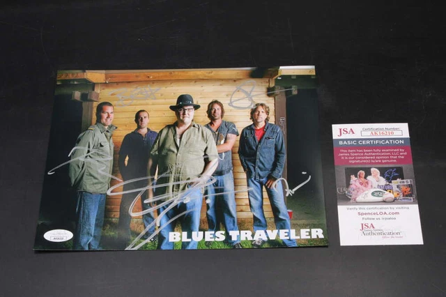 Blues Traveler Signed 8x10 Photo John Popper Autograph JSA COA D8618