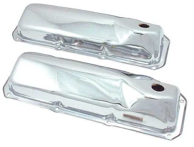 1969-82 Ford Mercury; Chrome Valve Covers; 351C/400/Boss 302; 3-5/8"; Mustang