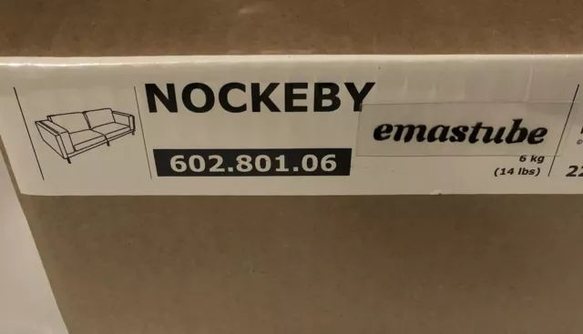 IKEA Nockeby Bezug für 3 -er Sofa Risane Weiß 602.801.06 Ersatzbezug NEU OVP