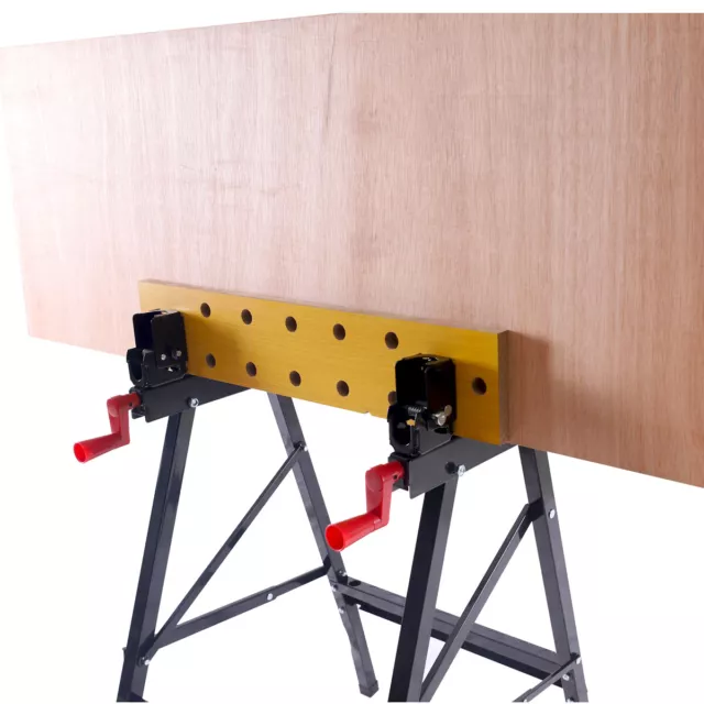 NEW Foldable Workbench Portable Work Clamping Folding Worktop Table Stand UK 3