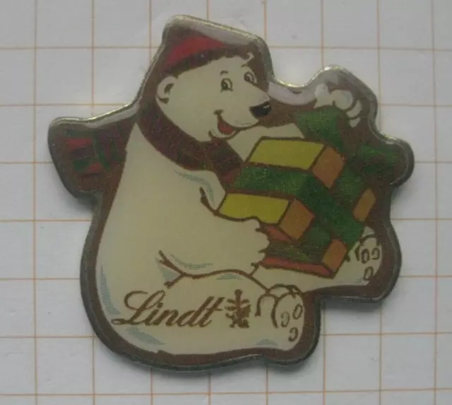 LINDT / EISBÄR    ........................... Süßwaren / Schokolade - Pin (101f)