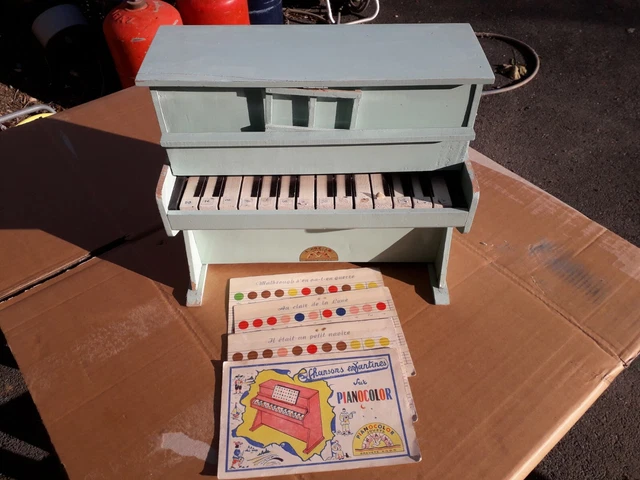 Ancien Piano Jouet Enfant JOUJOUVILLE - Fabrication Française - Occasion